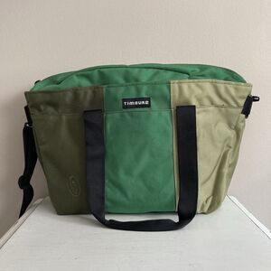 Timbuk2 Classic Messenger Bag Green Colorblock Bicycle Commute Laptop College